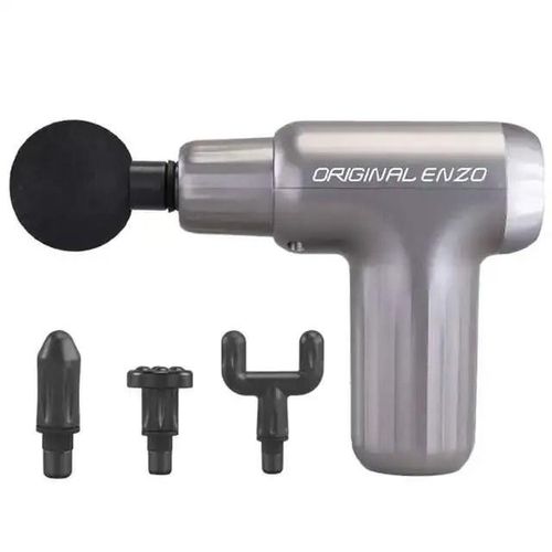 Pistolet De Massage Électrique À Percussion 4 Têtes Avec 6 Niveaux De Vibrations ENZO EN-4802 - الصورة 2