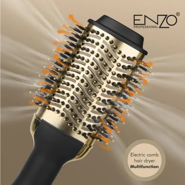 Brosse chauffante Sèche-cheveux multifonctionnel 1300W ENZO EN-4116 - الصورة 6