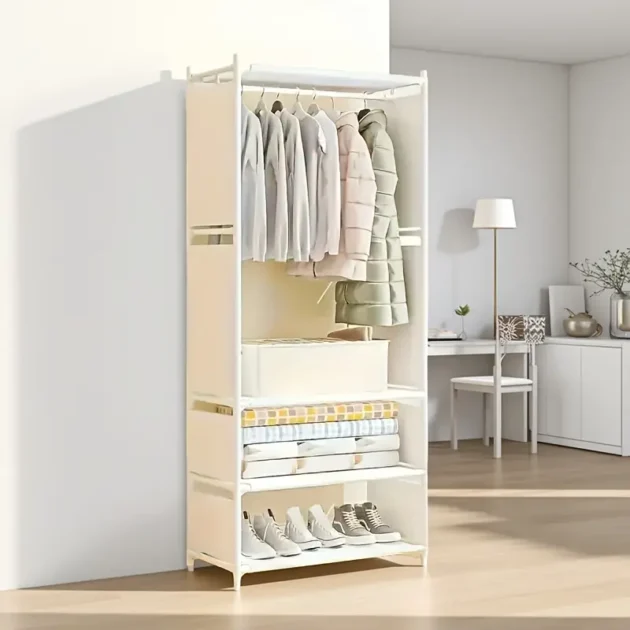 حامل معاطف ورف أحذية متعدد الوظائف – تصميم عملي وأنيق لتنظيم مثالي