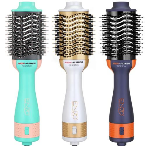 Brosse À Cheveux Électrique 3En1 1500W À Ions Négatifs ENZO EN-4134