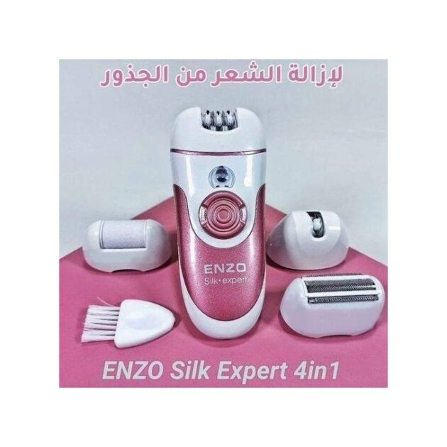 Épilateur 4En1 Sec Et Humide Aavec Brosse Nettoyante Et Stylo Facial Enzo EN-9561