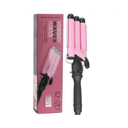 Boucleur Cheveux 3 Barils Céramique Chauffe Rapide ENZO EN-1967 - الصورة 3