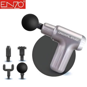 Pistolet De Massage Électrique À Percussion 4 Têtes Avec 6 Niveaux De Vibrations ENZO EN-4802
