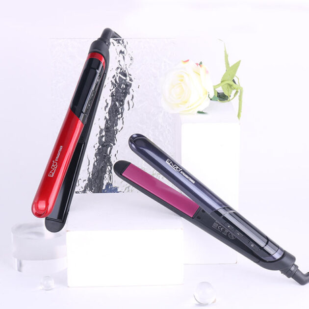 Lisseur Cheveux À double Plaque Céramique 950°F Chauffage Rapide Avec Contrôle Température ENZO EN-3119