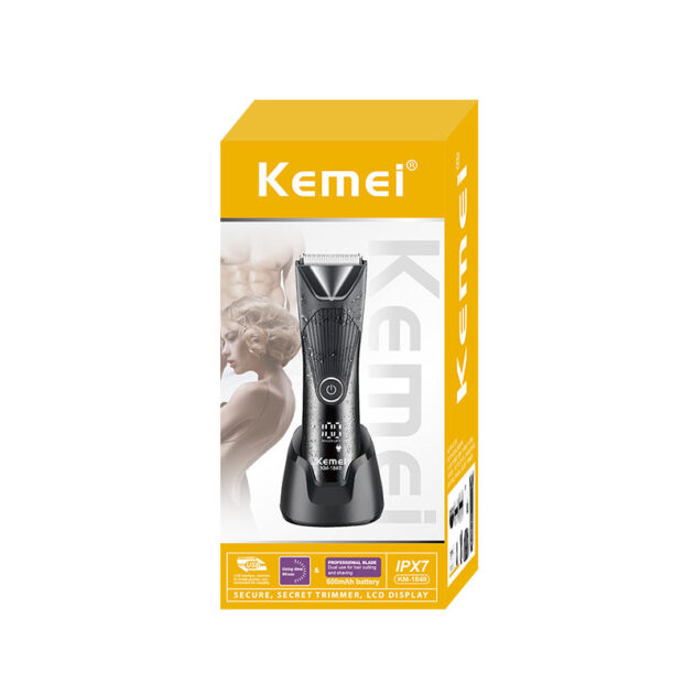 Tondeuse à cheveux électrique sans fil rechargeable pour hommes KEMEI KM-1848 - الصورة 7