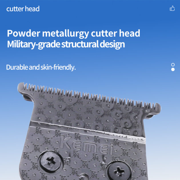 Tondeuse à cheveux électrique sans fil rechargeable pour hommes KEMEI KM-1690 - الصورة 4