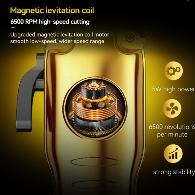 Tondeuse à cheveux électrique sans fil rechargeable pour hommes KEMEI KM-511 - الصورة 5