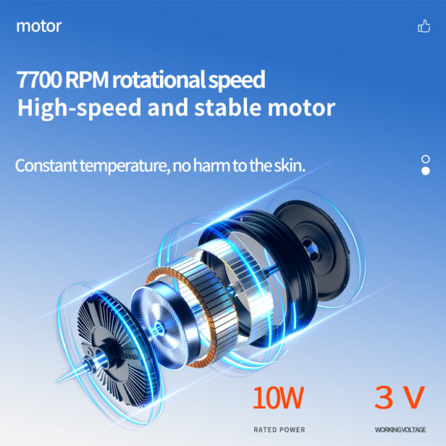 Tondeuse à cheveux électrique sans fil rechargeable pour hommes KEMEI KM-1690 - الصورة 6