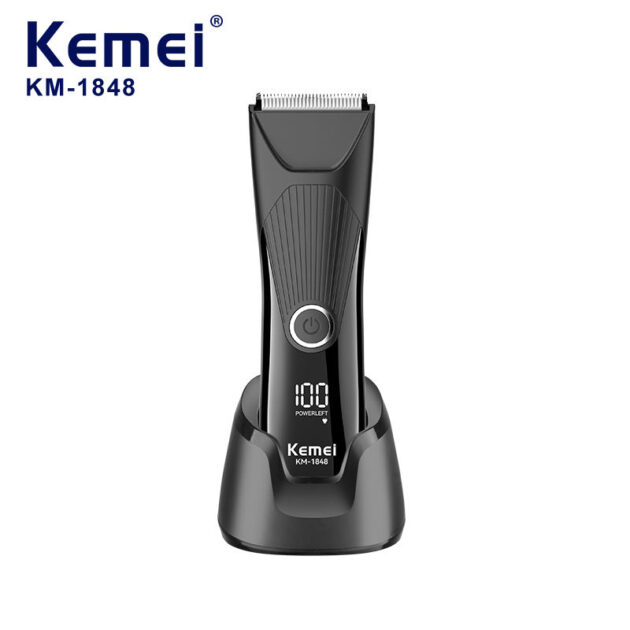 Tondeuse à cheveux électrique sans fil rechargeable pour hommes KEMEI KM-1848 - الصورة 2