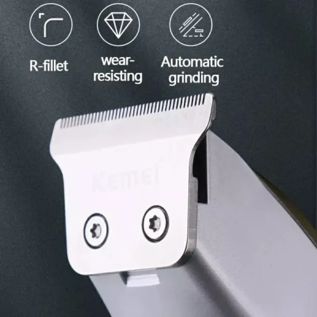 Tondeuse à cheveux électrique sans fil rechargeable pour hommes KEMEI KM-1313 - الصورة 6