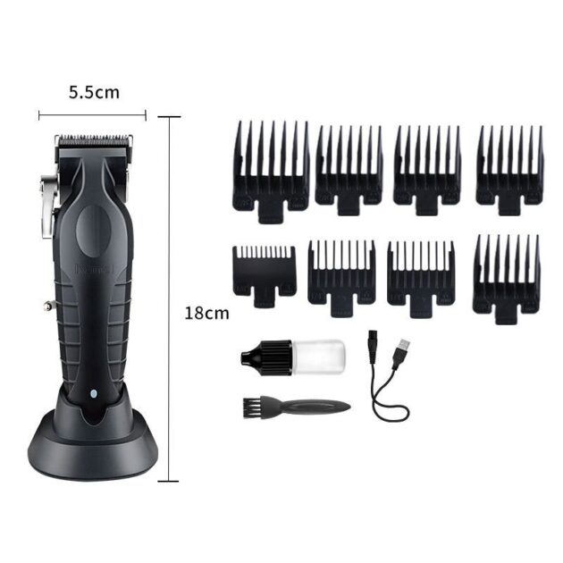 Tondeuse à cheveux électrique sans fil rechargeable pour hommes KEMEI KM-2296 - الصورة 3