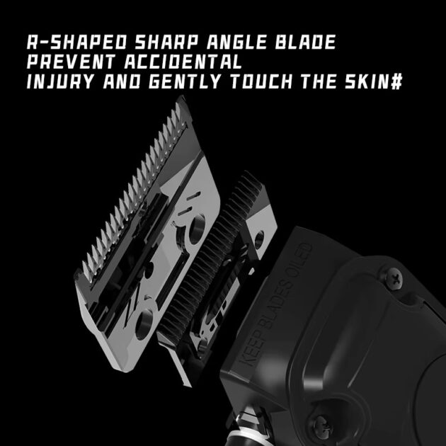 Tondeuse à cheveux électrique sans fil rechargeable pour hommes KEMEI KM-2372 - الصورة 5