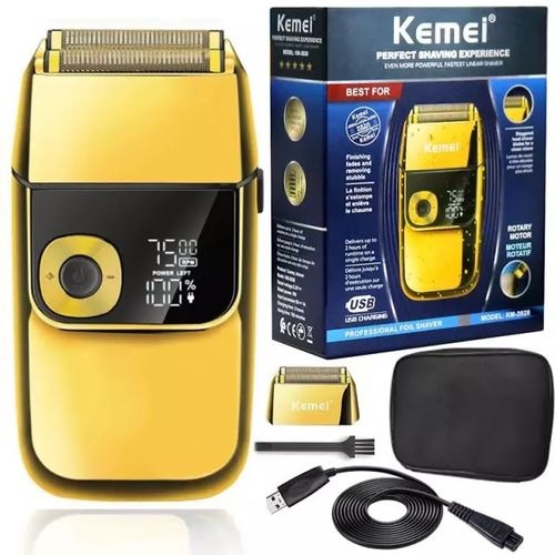 Tondeuse à cheveux électrique sans fil rechargeable pour hommes KEMEI KM-2028 - الصورة 3