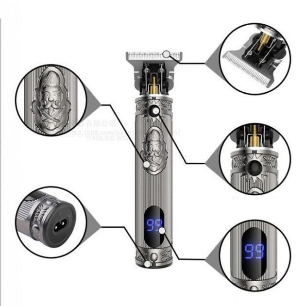 Tondeuse à cheveux électrique sans fil rechargeable pour hommes KEMEI KM-700H - الصورة 3