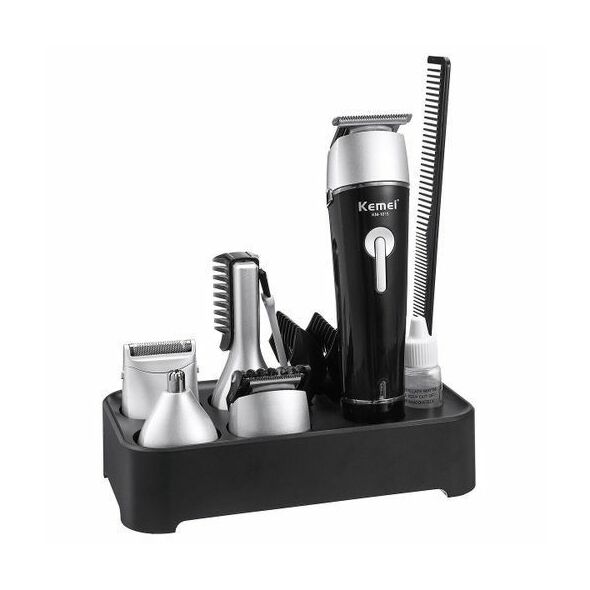 Tondeuse à cheveux électrique sans fil rechargeable pour hommes KEMEI KM-1015