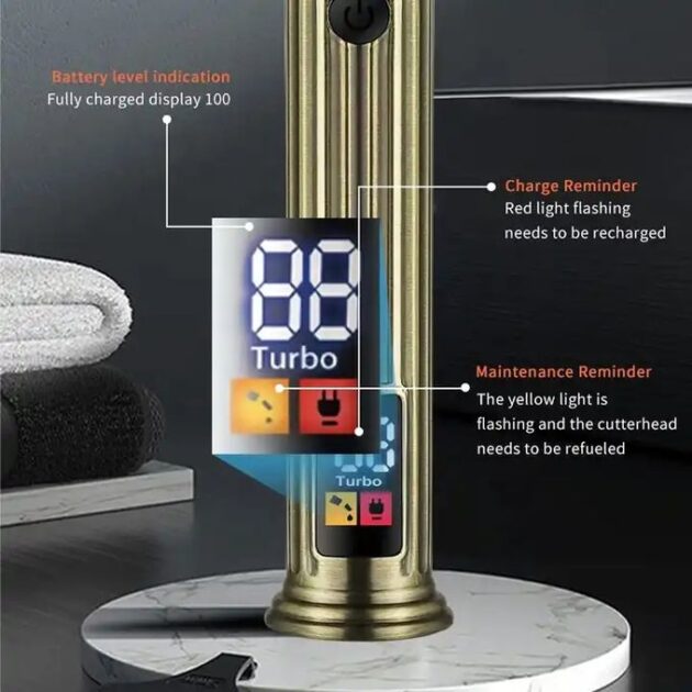 Tondeuse à cheveux électrique sans fil rechargeable pour hommes MAC MC-5818 - الصورة 6