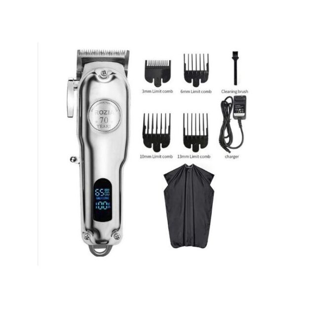 Tondeuse à cheveux électrique sans fil rechargeable pour hommes ROZIA PRO HQ-2208