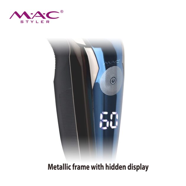 Rasoir électrique pour hommes Triple Tête 3D Bleu MAC MC-8817 - الصورة 5