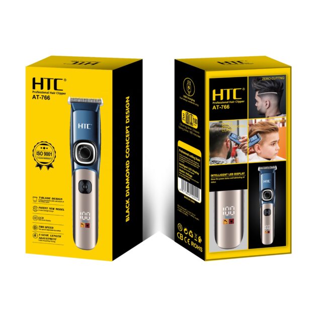 Tondeuse à cheveux électrique sans fil rechargeable pour hommes HTC AT-766 - الصورة 5