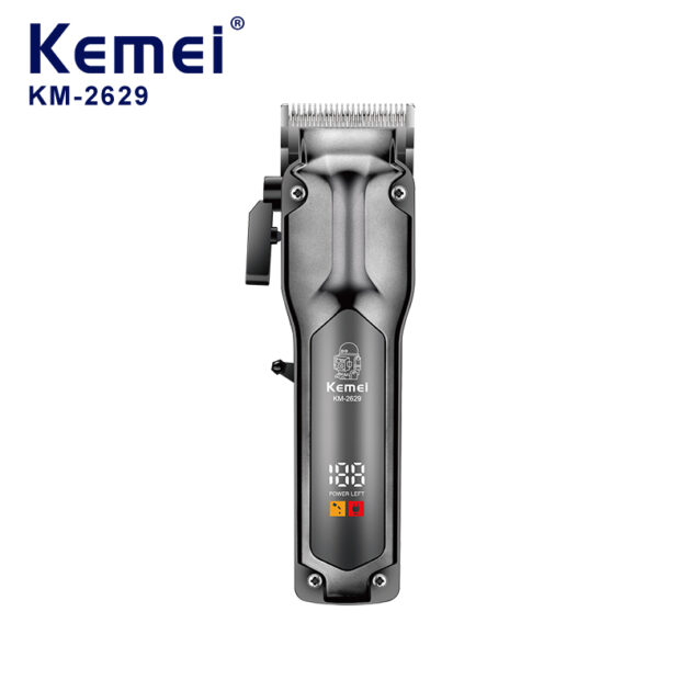 Tondeuse à cheveux électrique sans fil rechargeable pour hommes KEMEI KM-2629