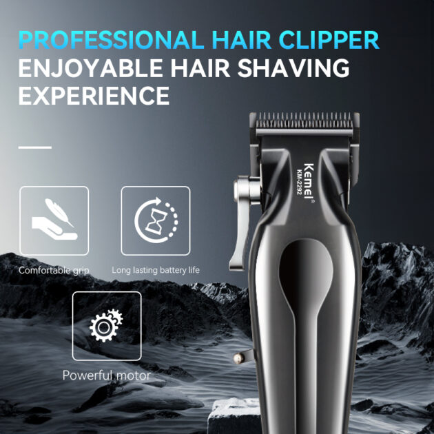 Tondeuse à cheveux électrique sans fil rechargeable pour hommes KEMEI KM-2292 - الصورة 5