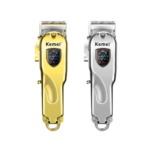 Tondeuse à cheveux électrique sans fil rechargeable pour hommes KEMEI KM-2010