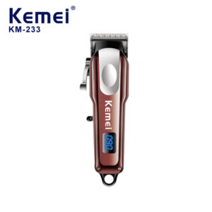 Tondeuse à cheveux électrique sans fil rechargeable pour hommes KEMEI KM-233