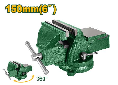 Étau d'établi avec base pivotante de 6 pouces, corps en fonte avec enclume JADEVER JDBV1A06 - الصورة 2