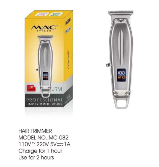 Tondeuse à cheveux électrique sans fil rechargeable pour hommes MAC MC-052 - الصورة 3