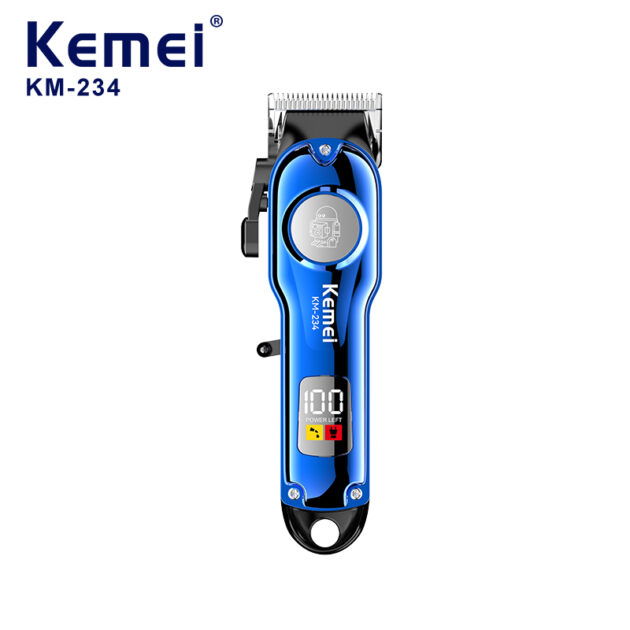 Tondeuse à cheveux électrique sans fil rechargeable pour hommes KEMEI KM-234