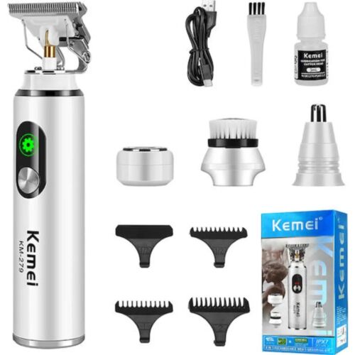 Tondeuse à cheveux électrique sans fil rechargeable pour hommes KEMEI KM-279