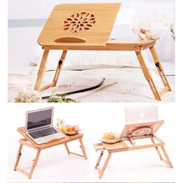 Laptop table Bamboo Laptop Desk BM92 - الصورة 4